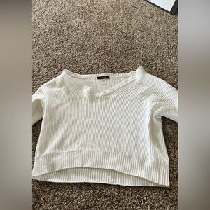 White sweater!  